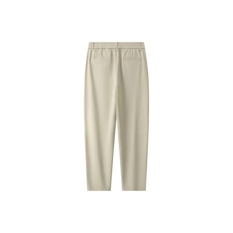 A.B.X Elastic Waistband With Slanted Slip Pocket Suitable For Spring And Autumn Casual Pants Men's-1