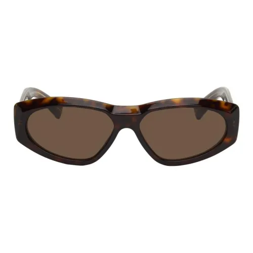 GIVENCHY Acetate Irregular Shape Sunglasses Women's Tortoiseshell
