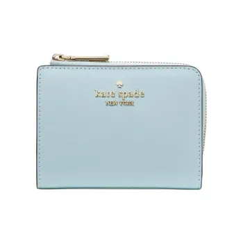 Kate Spade Saffiano Leather Wallet Small Size Women's Blue Glow