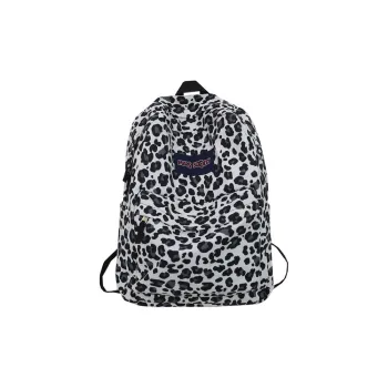 Elsvet Nylon Backpack Unisex White/Black