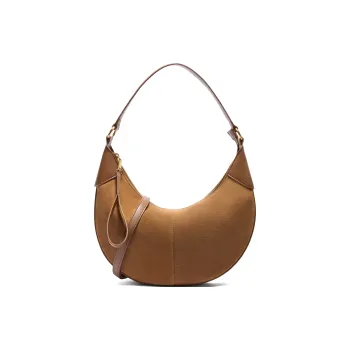 BELLE Cow Leather Shoulder Bag Medium Size Women's Multicolor