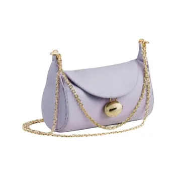 CAFUNE Litchi Grain Cow Leather One Shoulder Handbag Crossbody Bag Mini Women's Purple