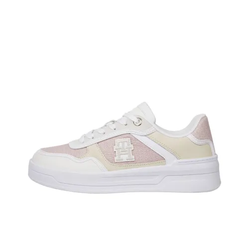 Tommy Hilfiger Abrasion Resistant Low Top Skateboard Shoes Women's White
