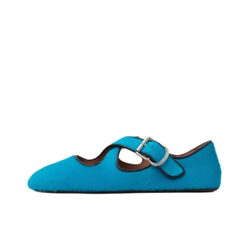 Alaia CRISS CROSS Casual Single Shoes Women's Blue