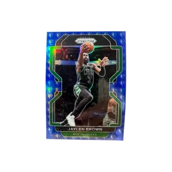 PANINI Celtics Jaylen Brown Finals MVP Blue Diamond Refractor Rare Card Pass Through Sports Cards 1 Pc