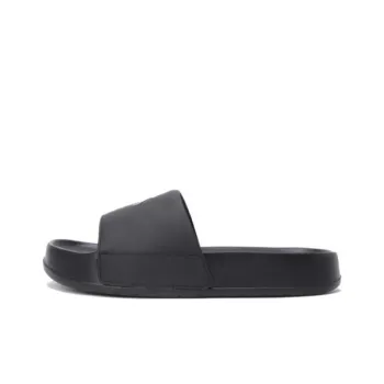 DESCENTE Slip Resistant Abrasion Resistant Slide Slippers Unisex Black