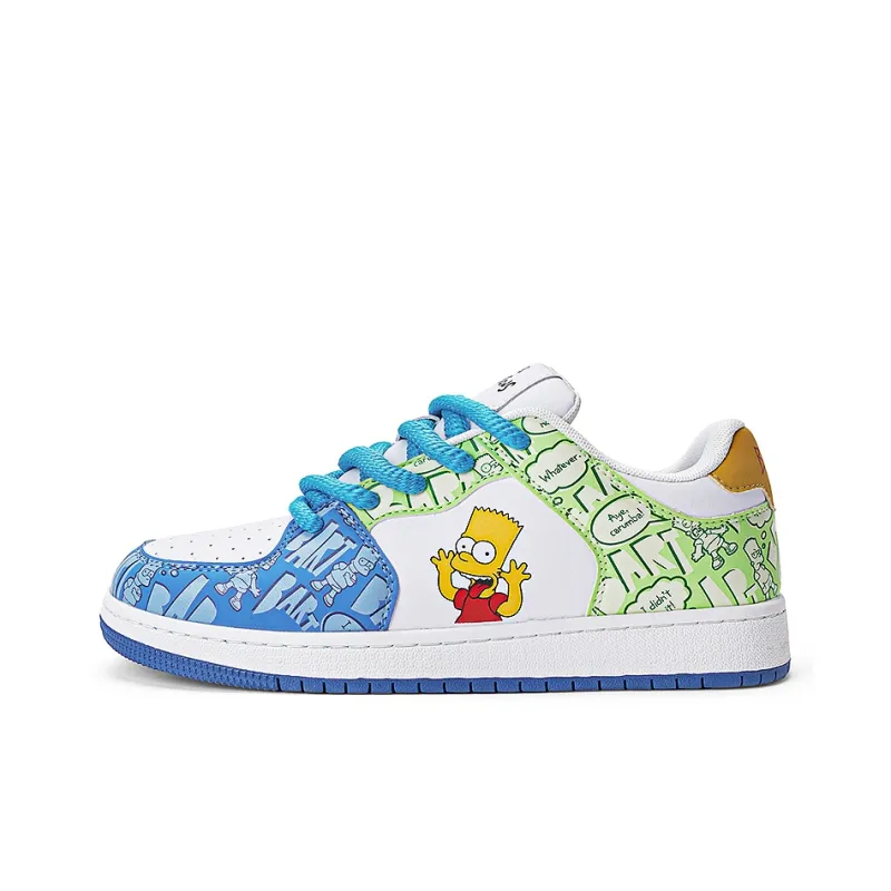 The Simpsons Casual Shoes Unisex Low Top Sugar Bean Mismatched-1