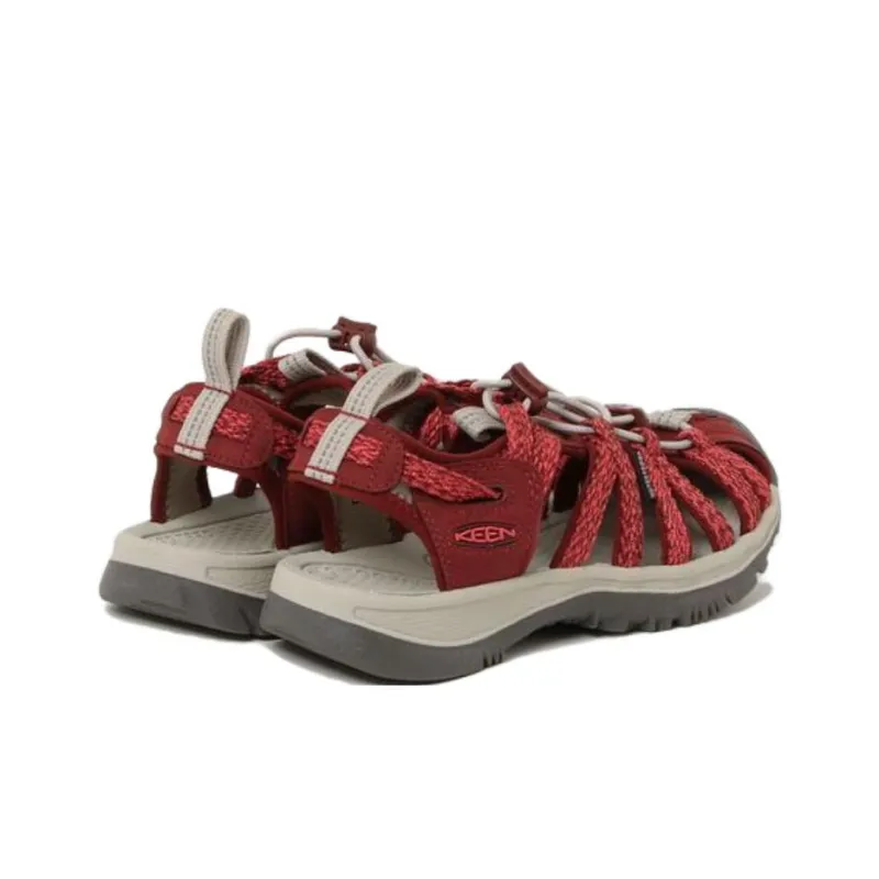 KEEN Whisper Series Beach Sandals Women's Red-4
