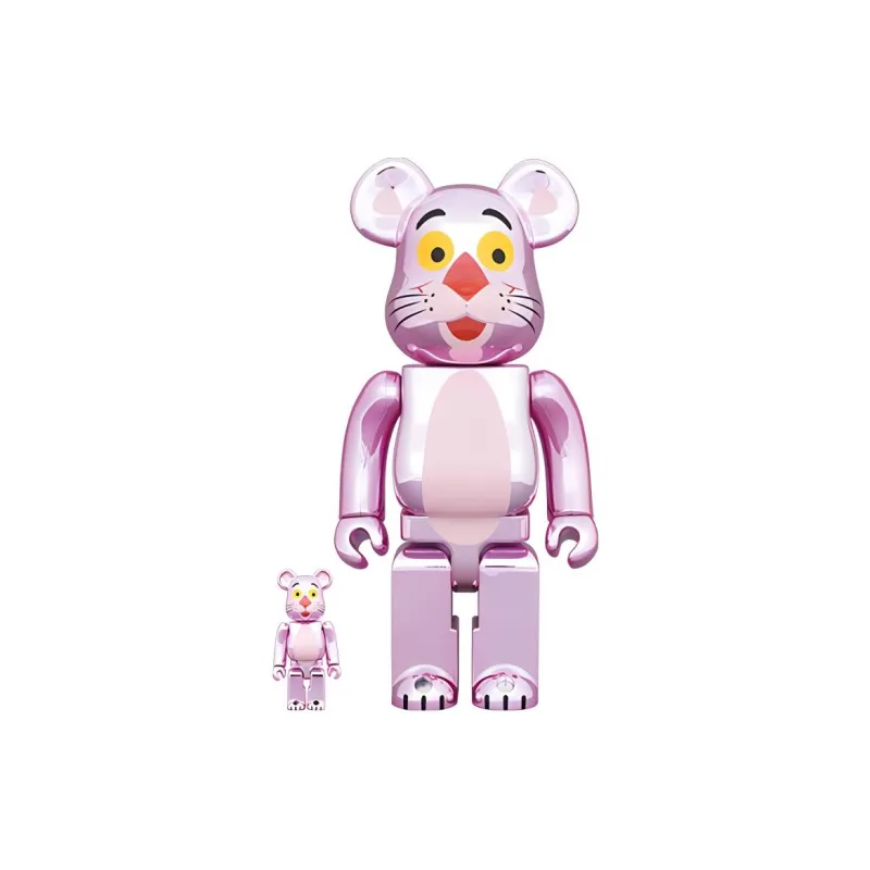 BE@RBRICK X Pink Panther Chrome Ver.-0