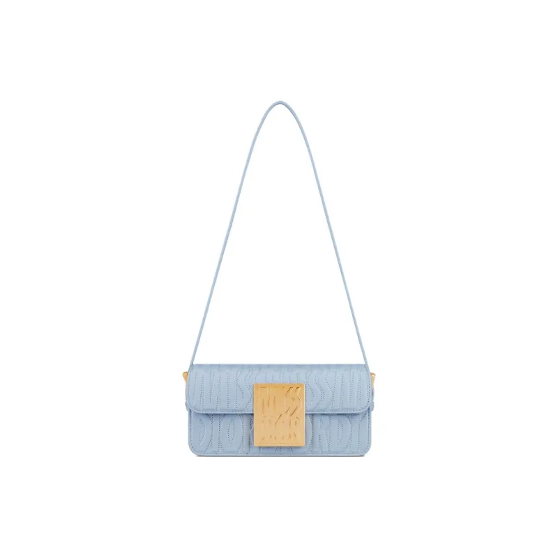 DIOR Miss Dior Cow Leather Handbag Shoulder Bag Women's Light Blue-1