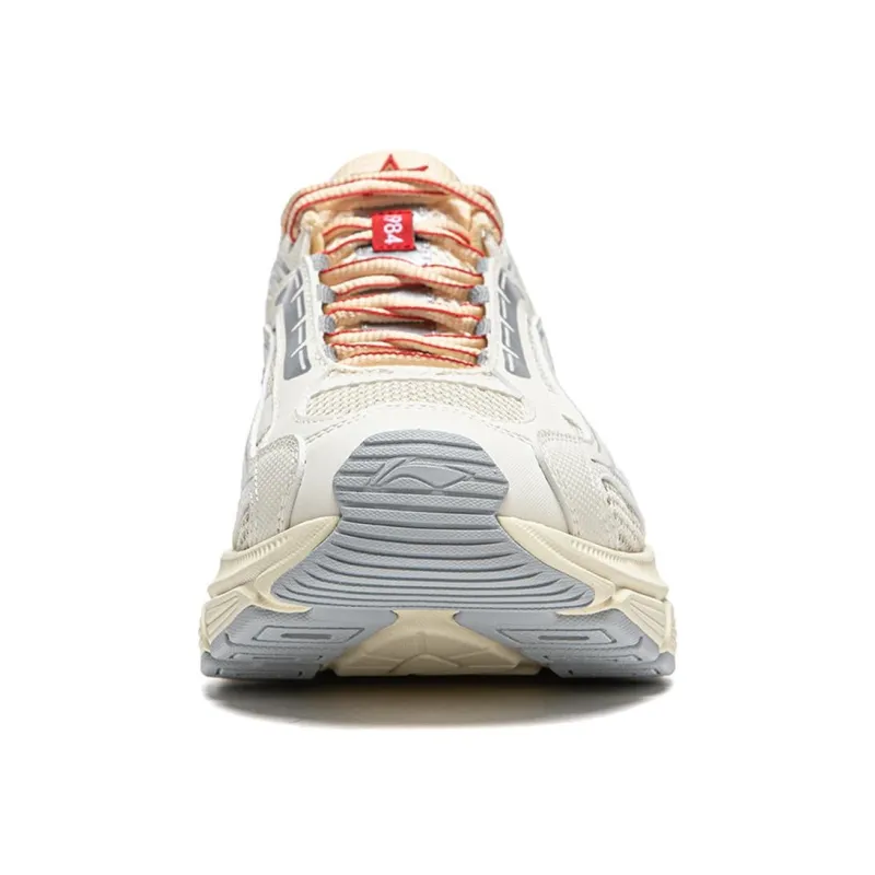 LiNing Aurora RENEW Slip Resistant Abrasion Resistant Support Height Increasing Low Top Casual Running Shoes Men's Ecru-4