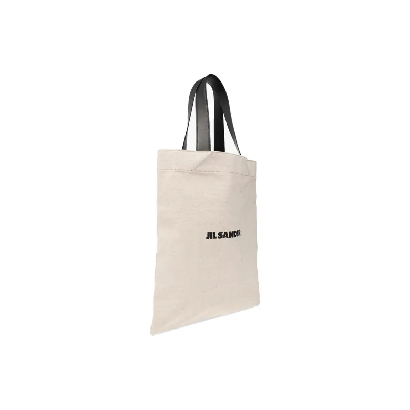 JIL SANDER Logo Printed Large Tote Bag-2