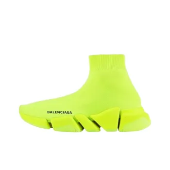 Balenciaga Speed 2 Trainer Knit 'Fluo Yellow'