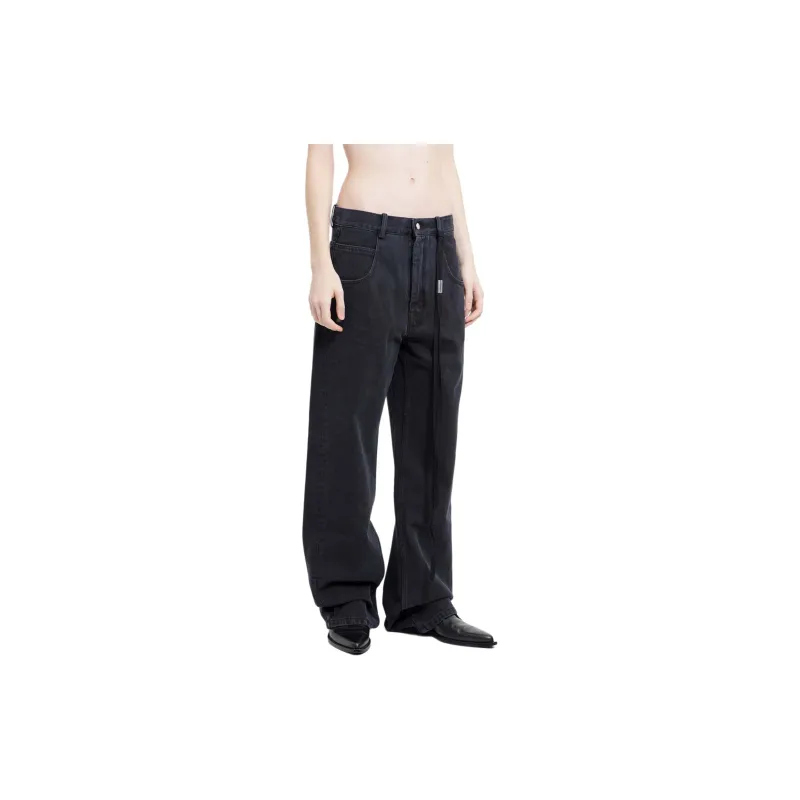 Ann Demeulemeester Bami High Waist Straight Leg Jeans-2
