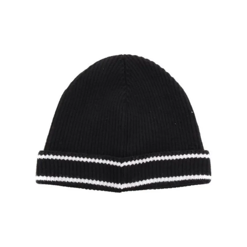 BALMAIN Logo Patch Knitted Beanie-1