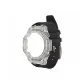 Transparent Case Black Strap