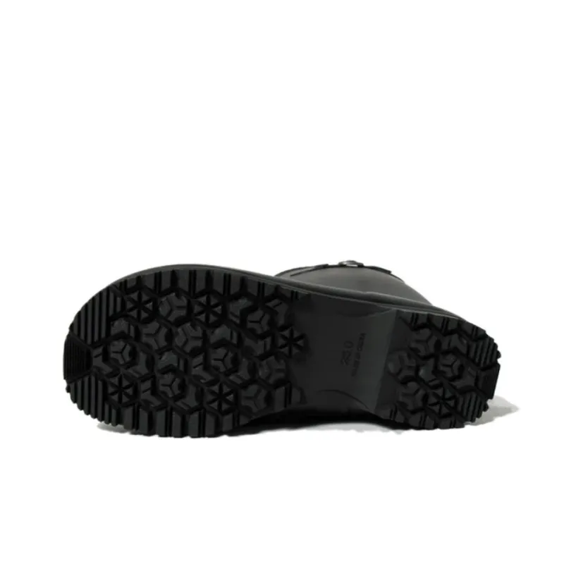 MoonStar Waterproof And Wear-resistant Rain Boots Women's Black-3