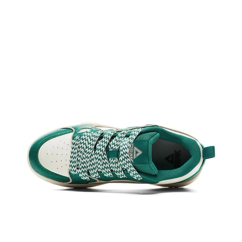 PEAK Skateboard Shoes Men Low Top Peace Green-3