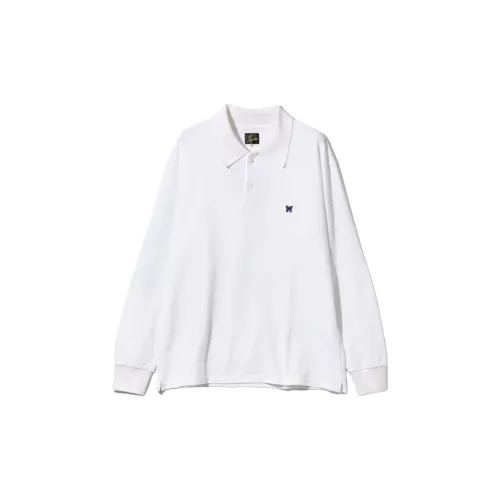 Needles Polo Shirts Unisex White