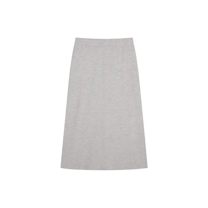 Champion Knitted Fabric Half Length Long Skirt US Version Women's-7