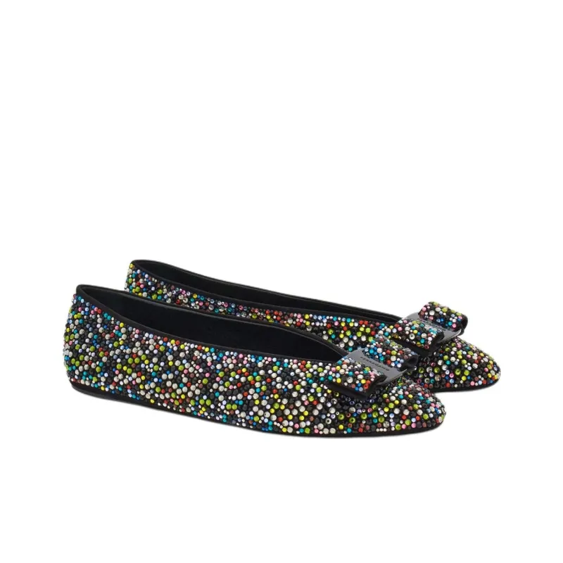 FERRAGAMO Vara Casual Single Shoes Women's Multicolor-3