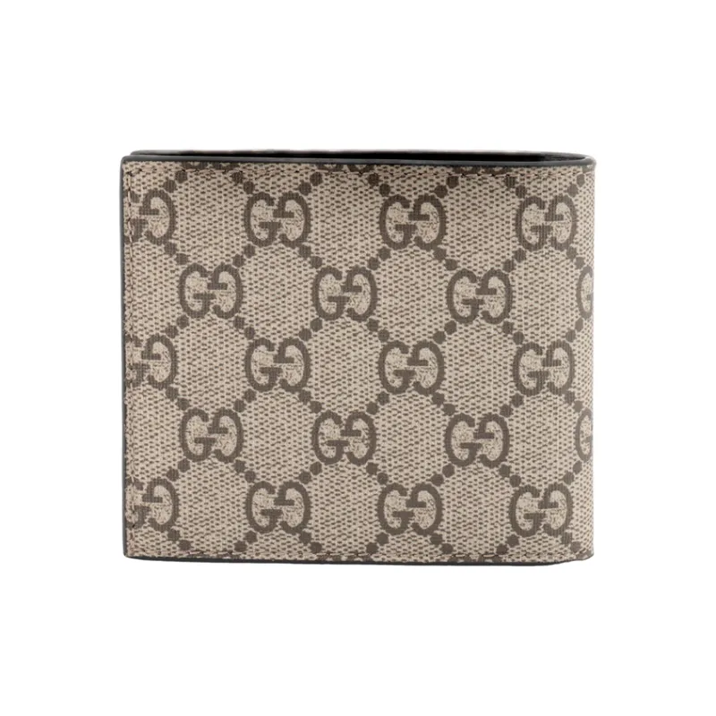 GUCCI Canvas Wallet, Wallet Men's Ebony-4
