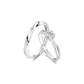 Mobius Loop Couple Rings