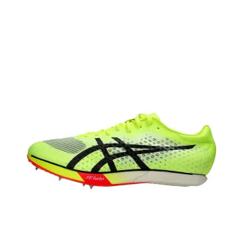 Asics Metaspeed MD Anti Slip Wear Resistant Low Top Long Distance Running Running Shoes Men's Green