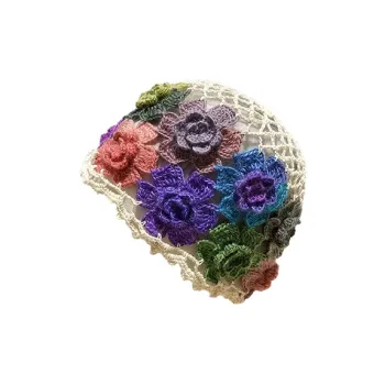 MUSTKOO Cotton Thread Knitted Hat Women's