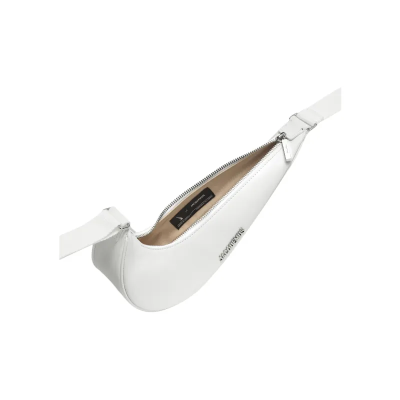Nike X Jacquemus Le Swoosh Crossbody Bag White/White/Shiny Silver-3