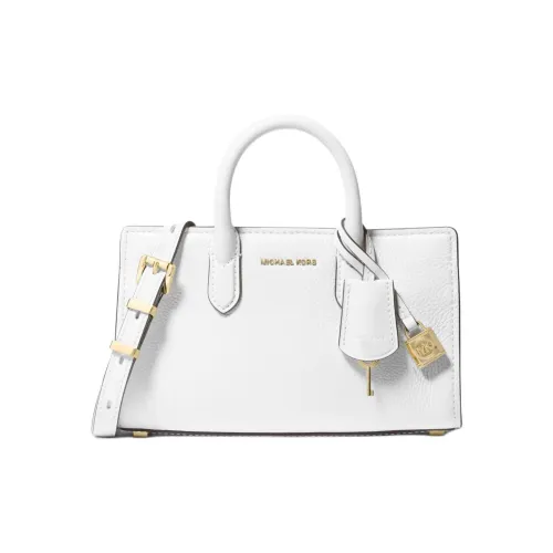 MICHAEL KORS Cow Leather Shoulder Bag, Crossbody Bag, Handbag Extra Small Women's White