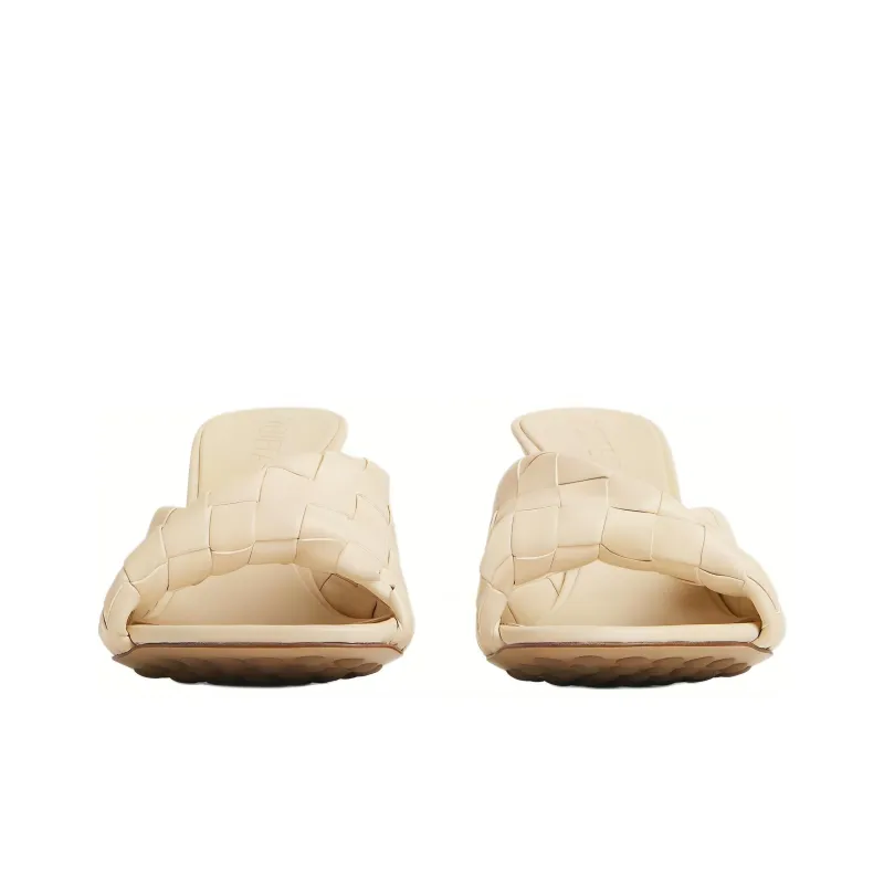 Bottega Veneta Blink Slide Slippers 8cm Women's White-2