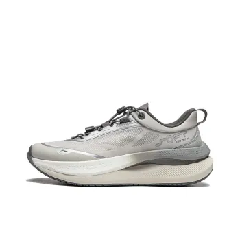 LiNing SOFT GO MAX Slip Resistant, Abrasion Resistant, Breathable Low Top Casual Shoes Men's Gray