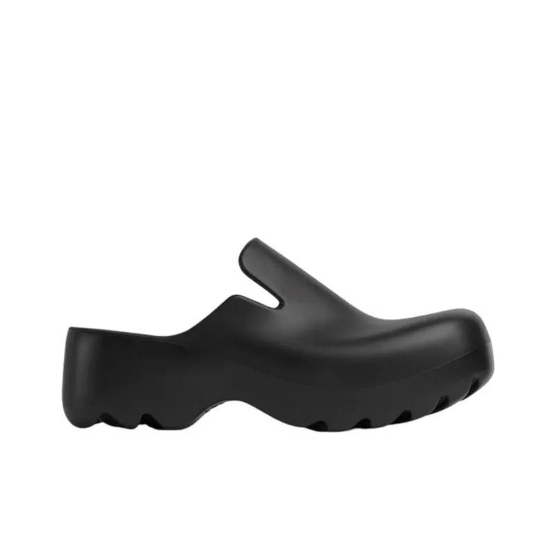 Bottega Veneta Rubber Flash Clog Black-1