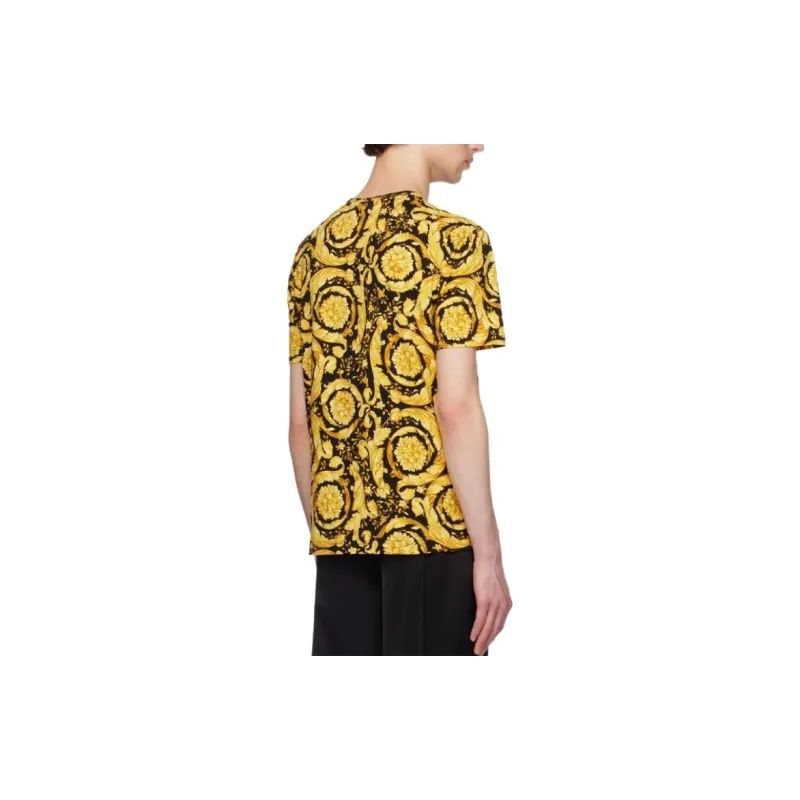 VERSACE Barocco Printed Crewneck T Shirt-2