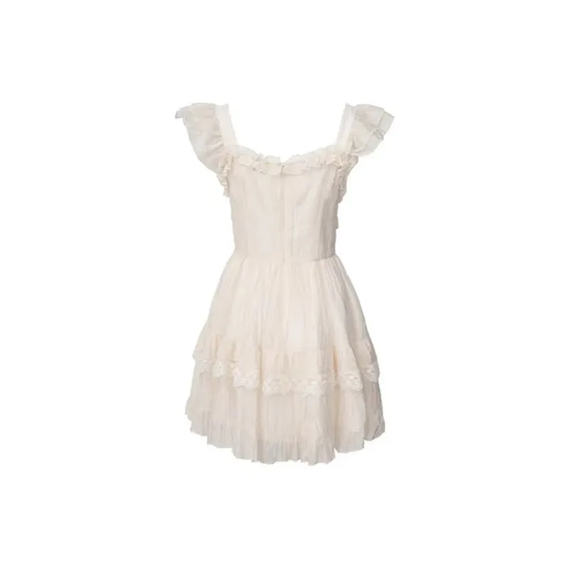 Incolore Short Sleeved Dresses Women's Apricot-1