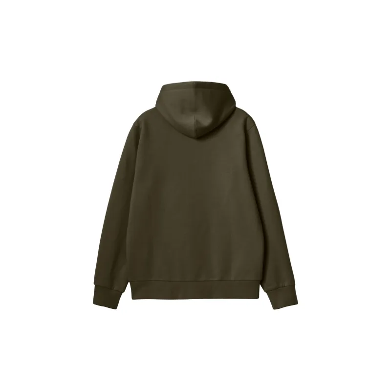 Carhartt WIP Logo Embroidered Drawstring Hoodie-1
