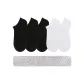 5 Pack[No-Show Socks Black 3-No-Show Socks White 2][Mesh Cut-Out Bottom]