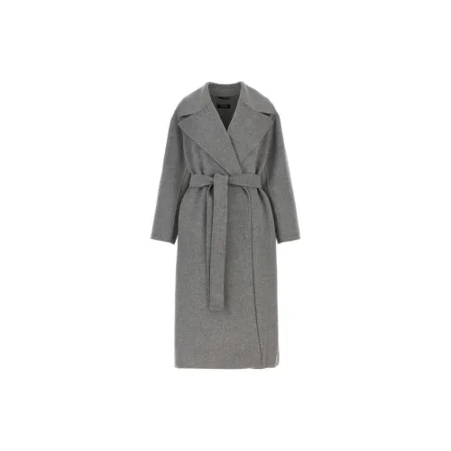 'S MAX MARA Trench Coats Women's Gray