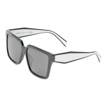 PRADA Irregular Shape Sunglasses Women's Black