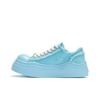 WANDER AROUND Low Top Canvas Shoes Women's Blue