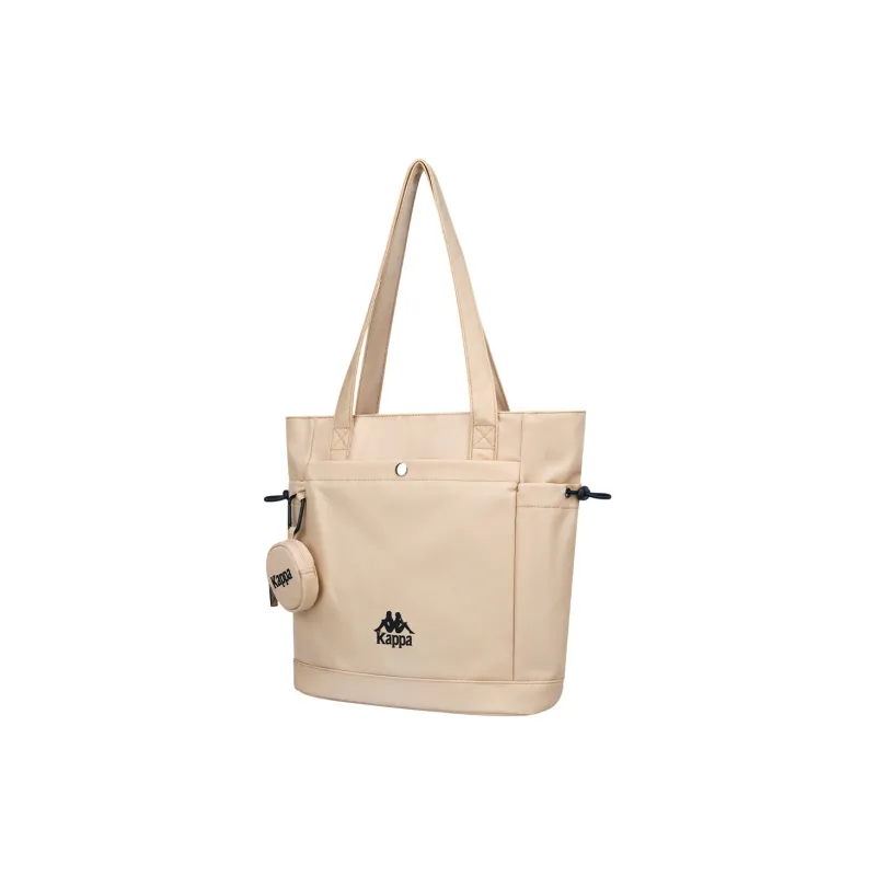 Kappa Polyamide Large Capacity Tote Shoulder Bag, Commuter Bag, Handbag Unisex Versatile Coffee-1
