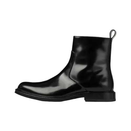 Bottega Veneta TIE Ankle Boots Men Black