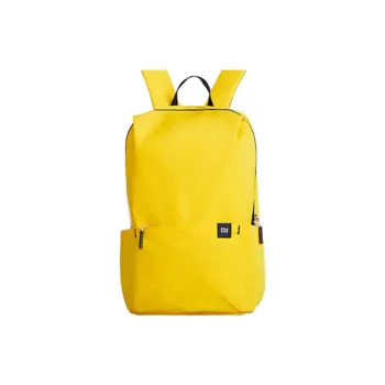 MI Water Repellent Fabric Backpack Regular Unisex Black/Yellow/Dark Blue/Bright Blue