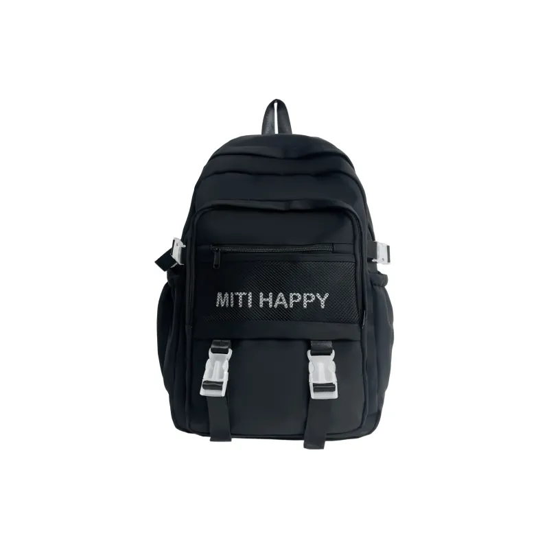 OURFUN Nylon Fabric Backpack Gray/Black/Green/Blue-2