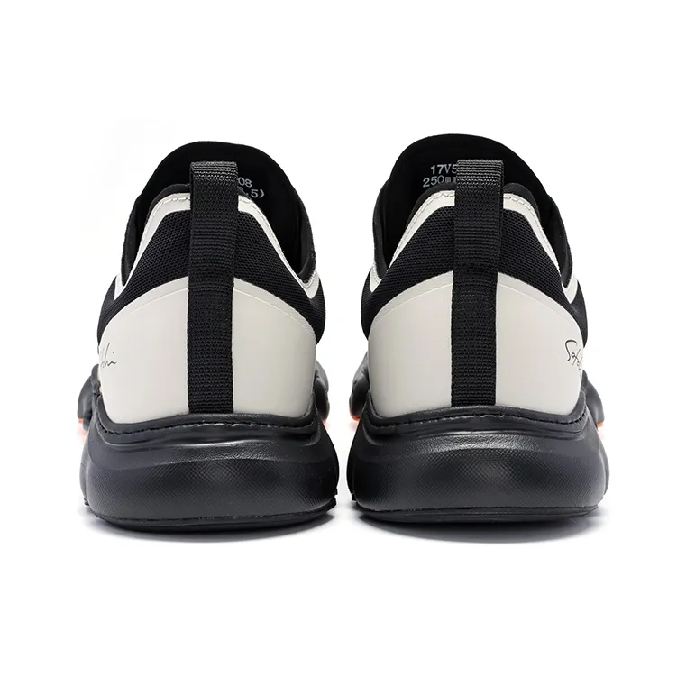 Satchi Wear resistant Lightweight Breathable And Non slip. Low Top Casual Shoes Men's Black & Multicolor-4