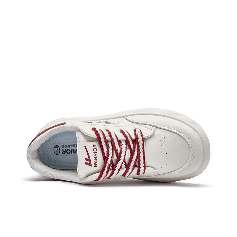 Warrior Anti-Slip And Wear-Resistant Breathable Low-Top Skateboard Shoes Women's Rogue Red-2