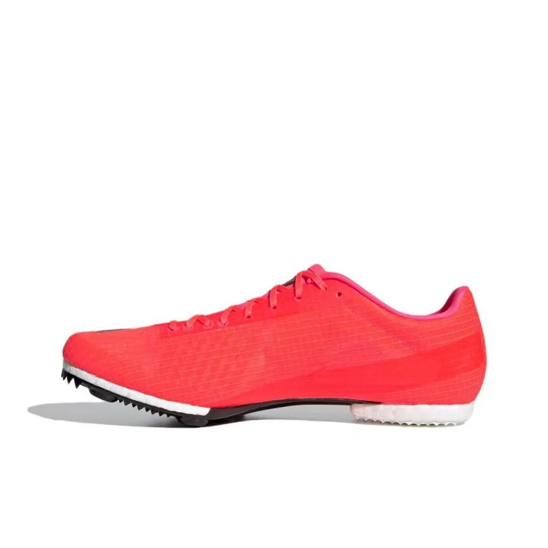 Adidas Adizero MD Cushioning Anti-Slip And Wear-Resistant Low-Top Sprint Running Shoes Unisex Red-2