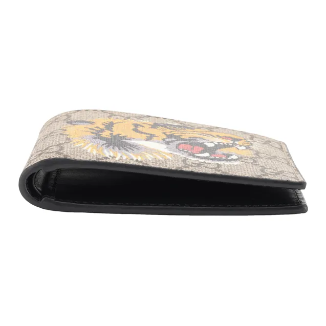 GUCCI Canvas Wallet, Wallet Men's Ebony-5