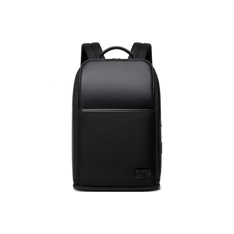 QRST Microfiber With Oxford Backpack, Laptop Bag, Travel Bag Men's Black-1